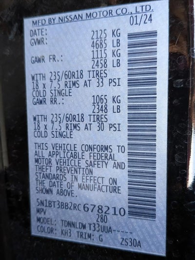 2024 Nissan Rogue AWD SV