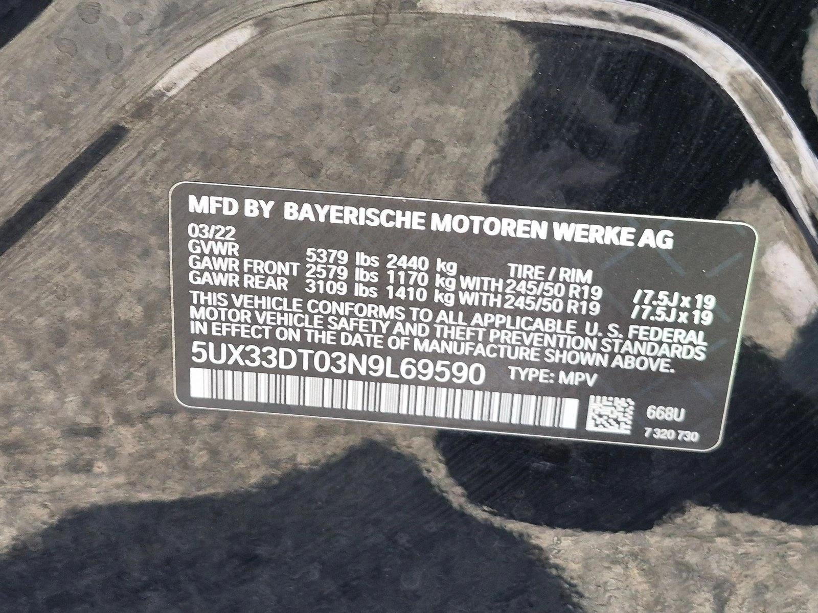 2022 BMW X4 xDrive30i Sports Activity Coupe