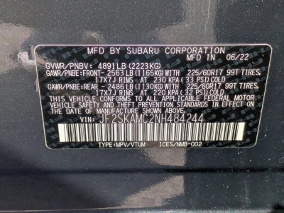 2022 Subaru Forester Wilderness CVT