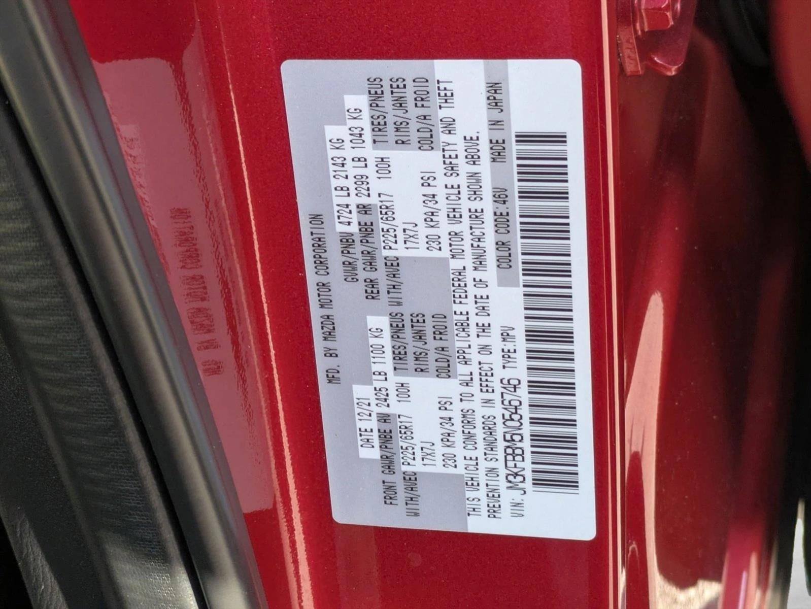 2022 Mazda Mazda CX-5 2.5 S Select Package AWD