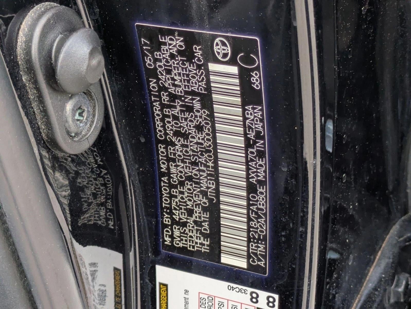 2018 Toyota Camry LE Auto (SE)