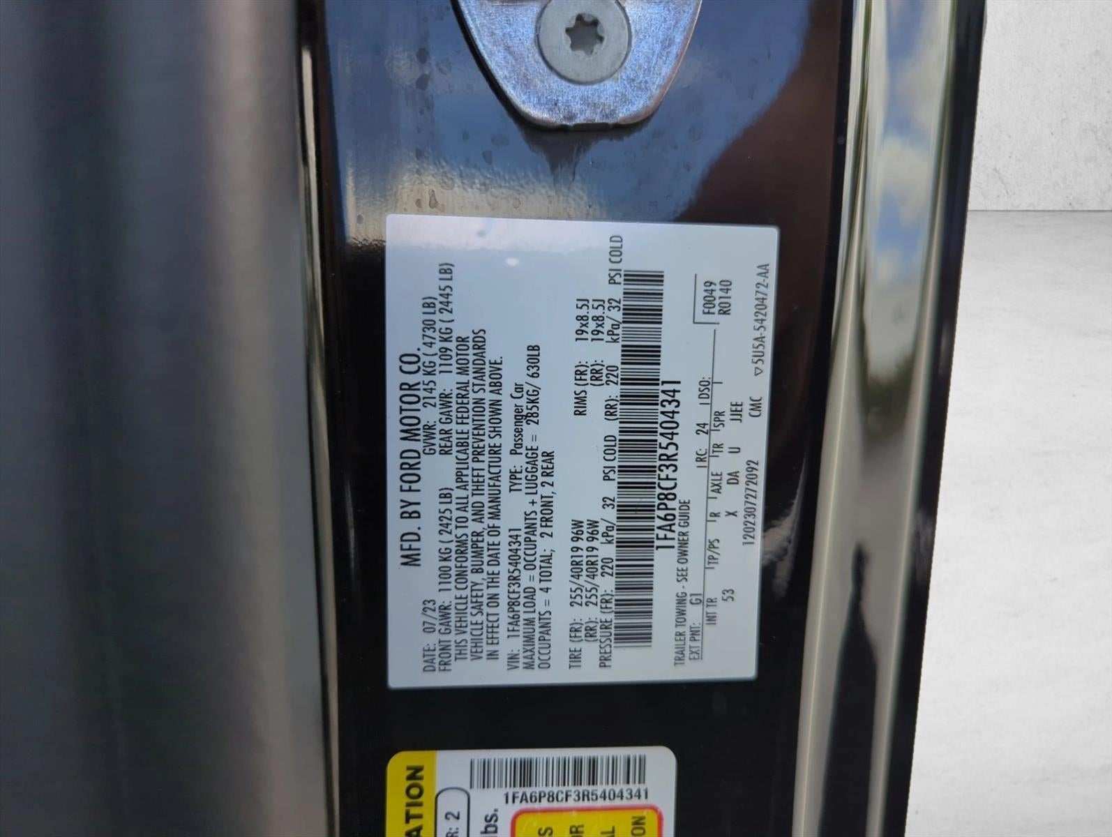 2024 Ford Mustang GT Premium Fastback