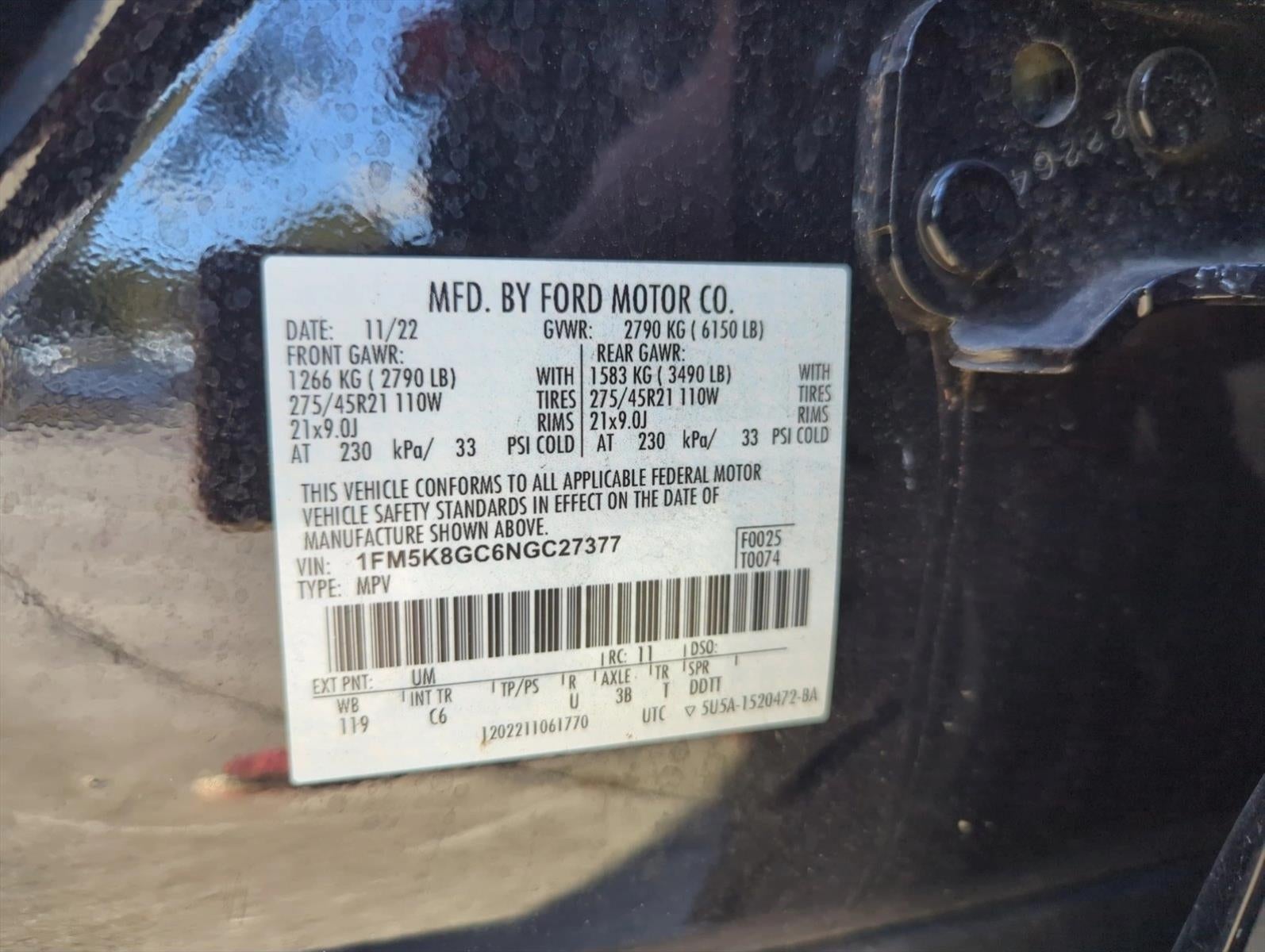 2022 Ford Explorer ST 4WD