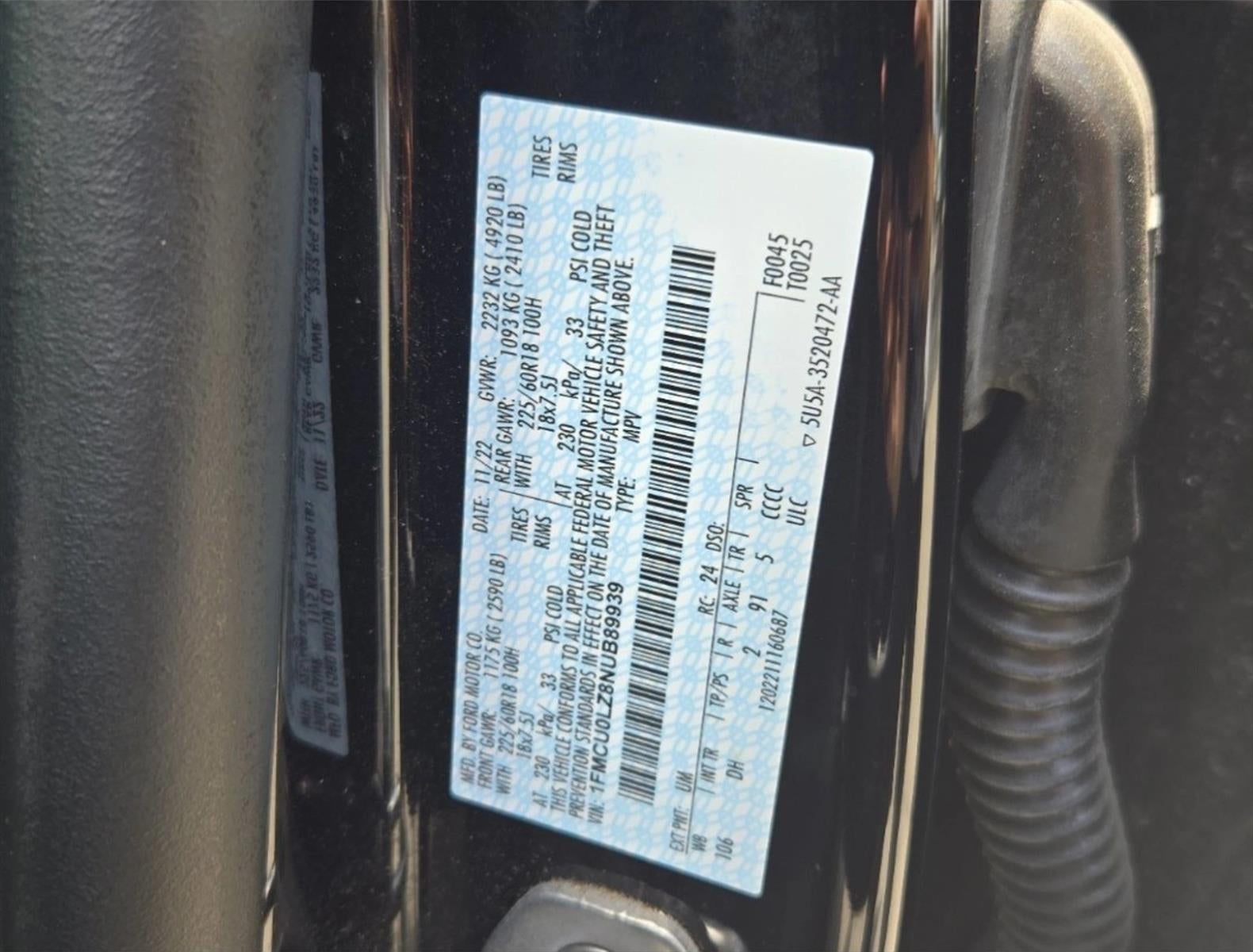 2022 Ford Escape Titanium Plug-In Hybrid FWD