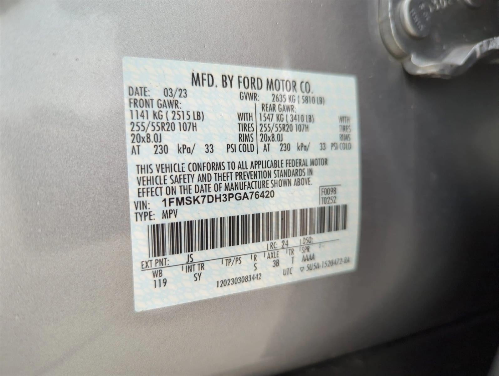 2023 Ford Explorer XLT RWD