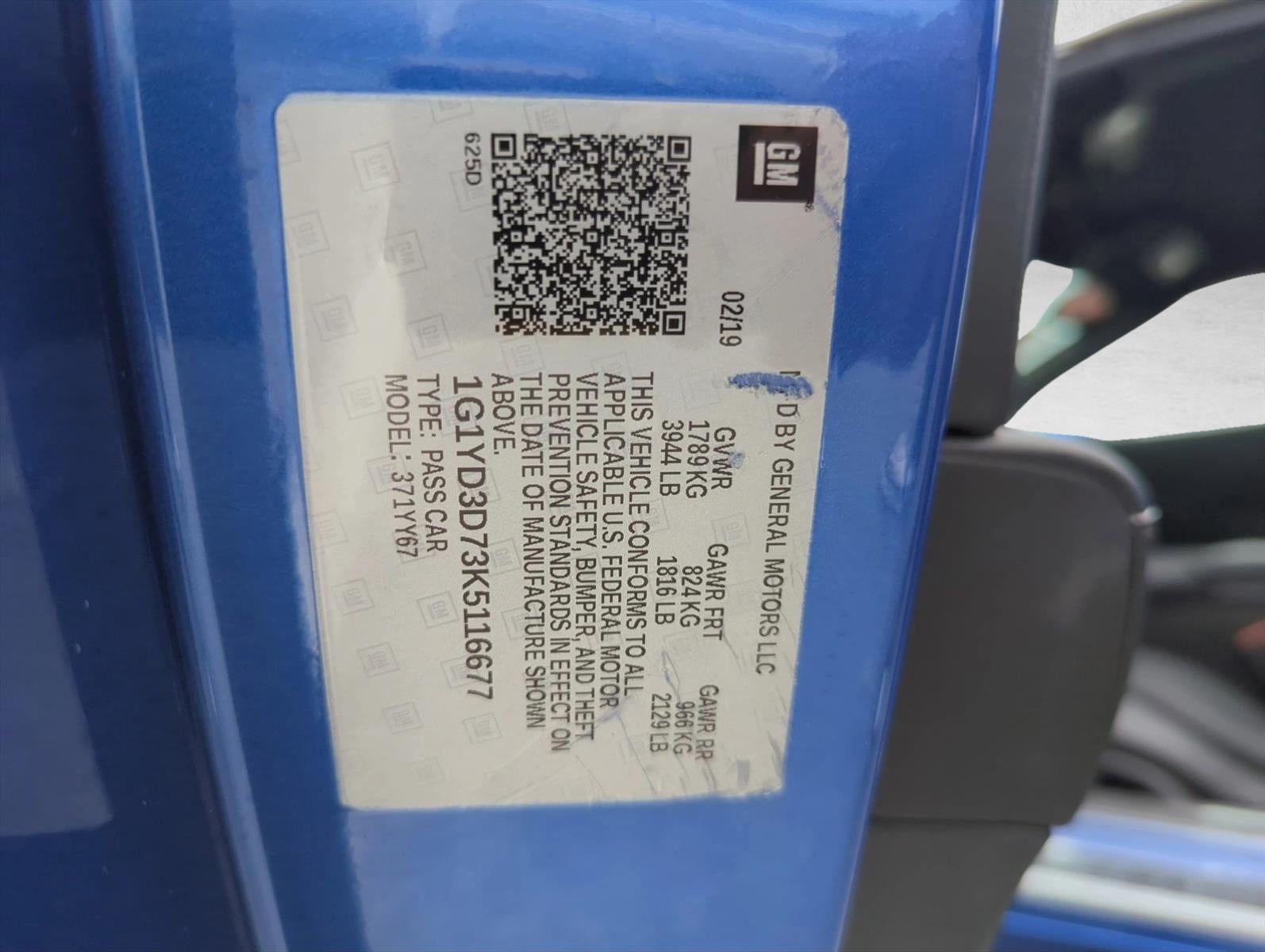 2019 Chevrolet Corvette Stingray Convertible 2LT