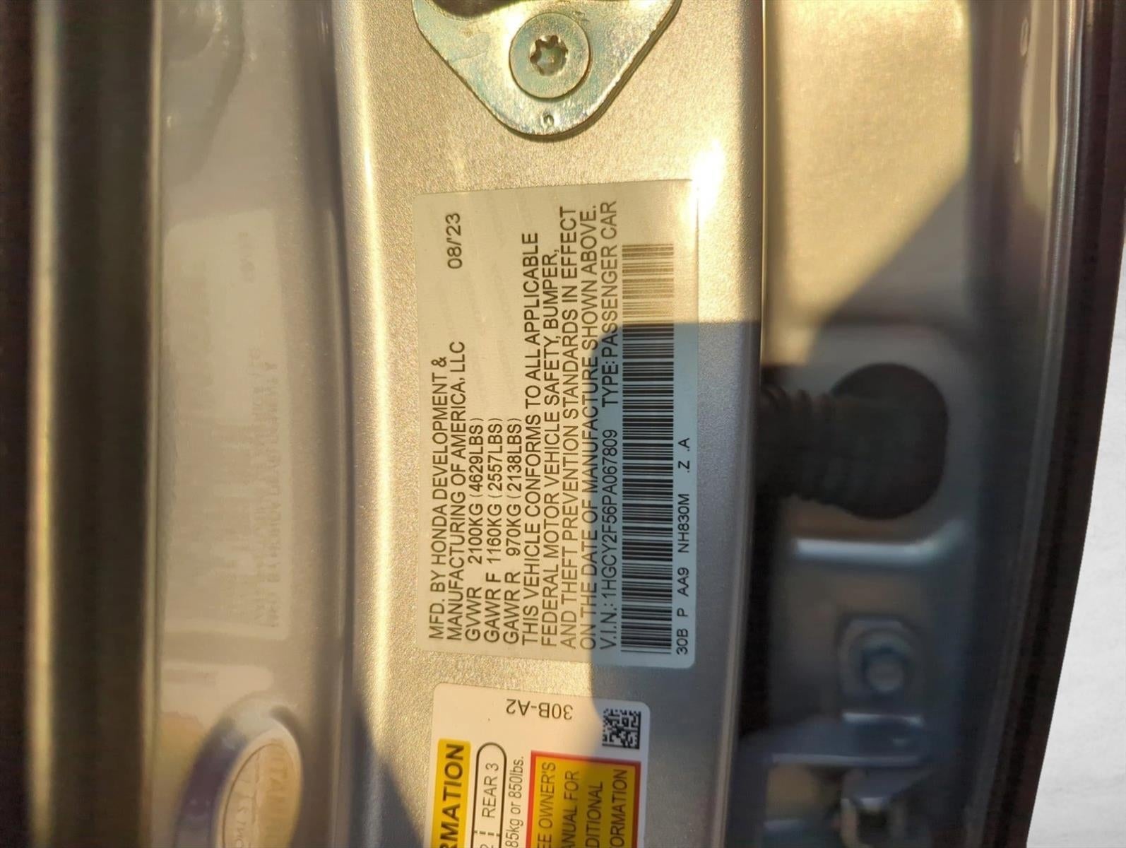 2023 Honda Accord Hybrid Sport Sedan