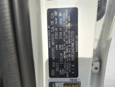 2021 Kia Forte LXS IVT