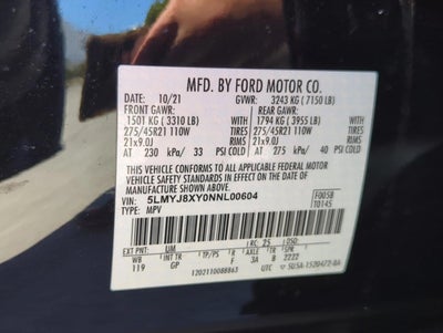 2022 Lincoln Aviator Grand Touring AWD