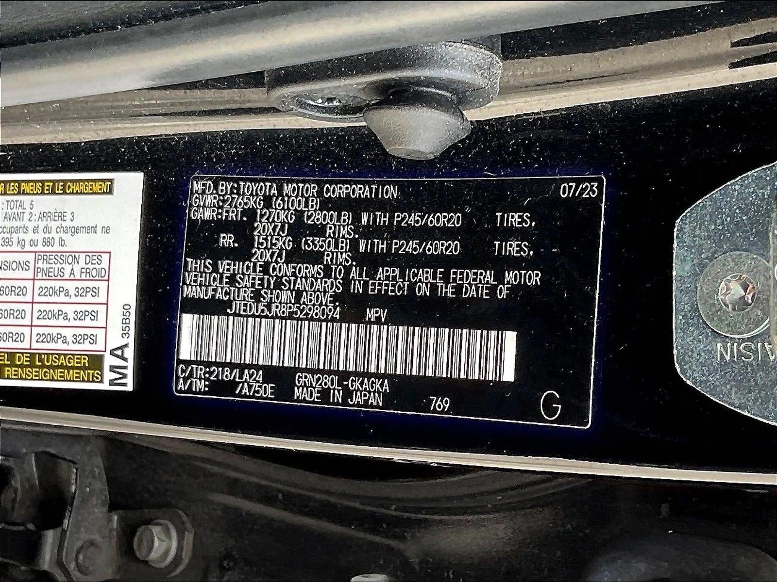 2023 Toyota 4Runner Limited 2WD (Natl)