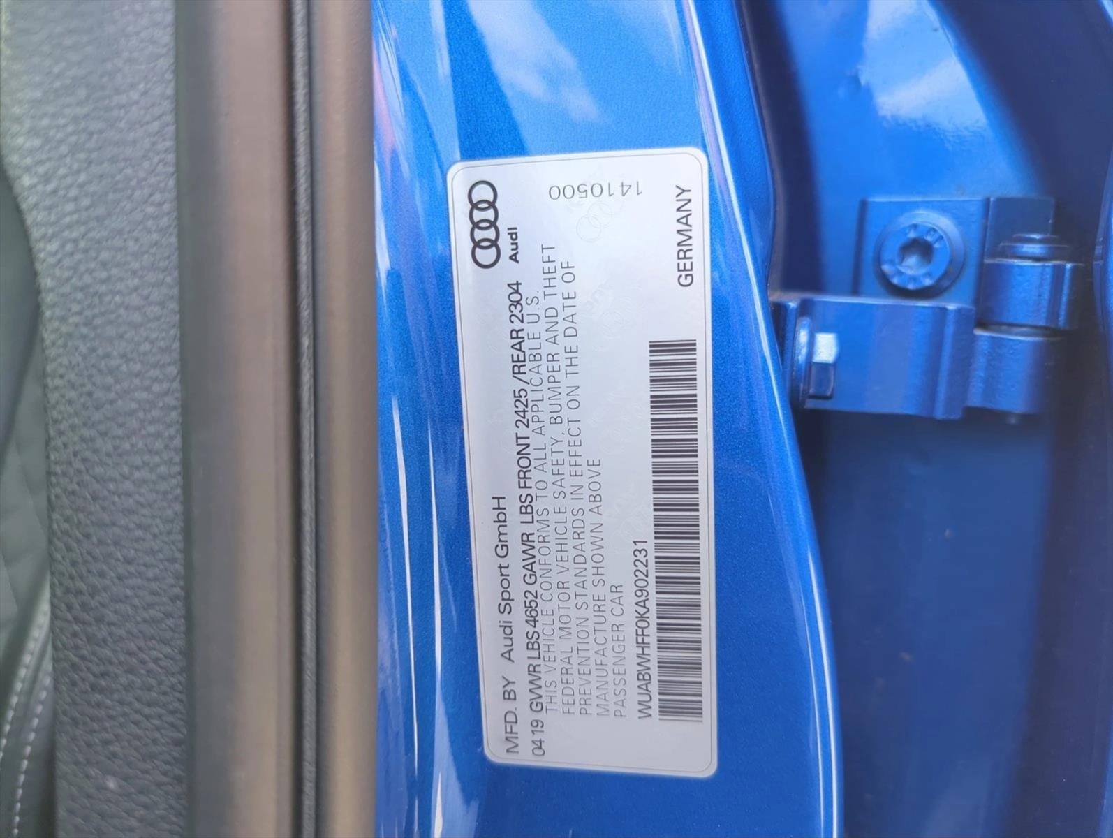 2019 Audi RS 3 2.5 TFSI