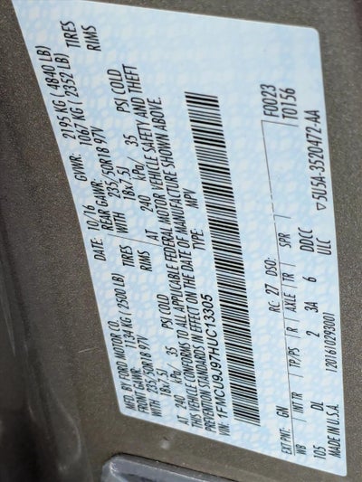 2017 Ford Escape Titanium 4WD