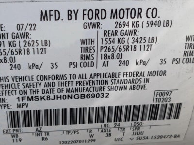 2022 Ford Explorer Timberline 4WD