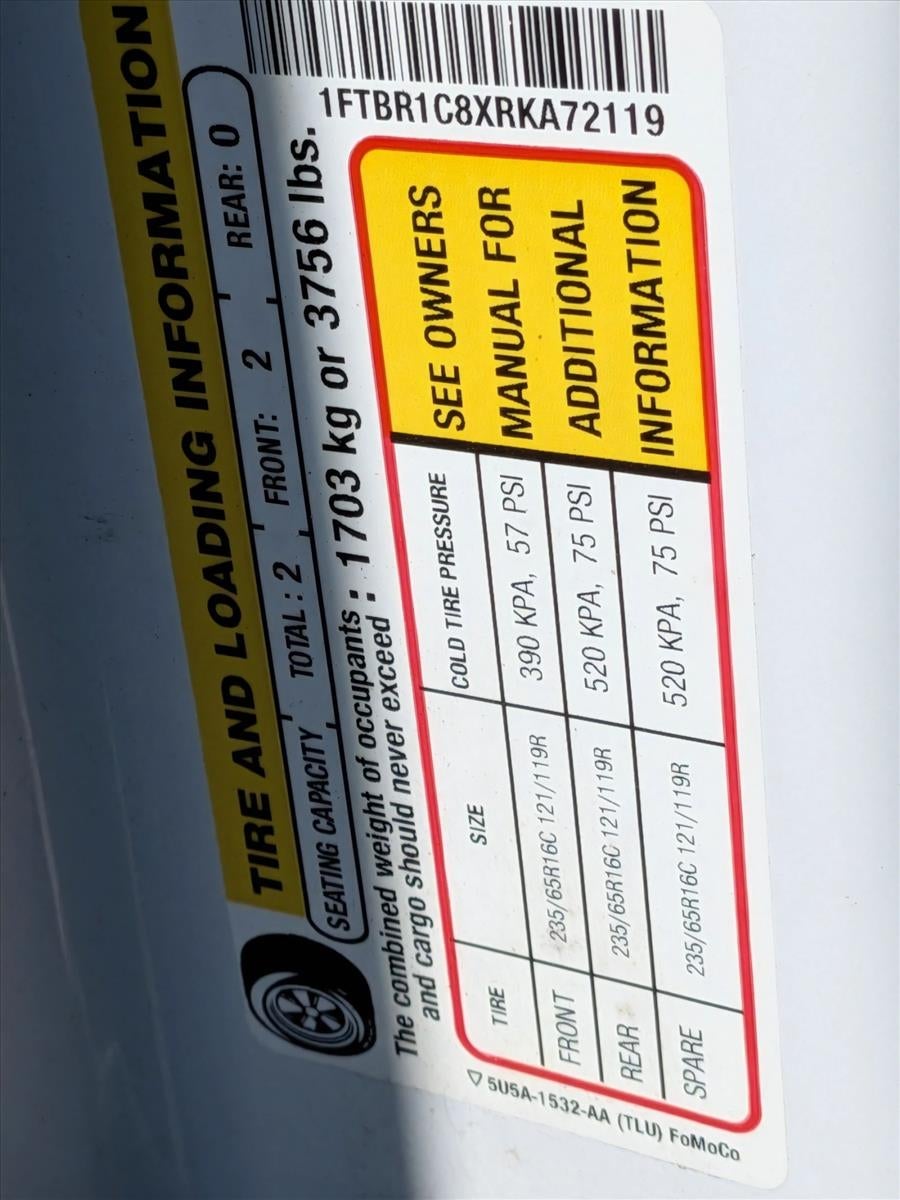 2024 Ford Transit Cargo Van T-250 148" Med Rf 9070 GVWR RWD