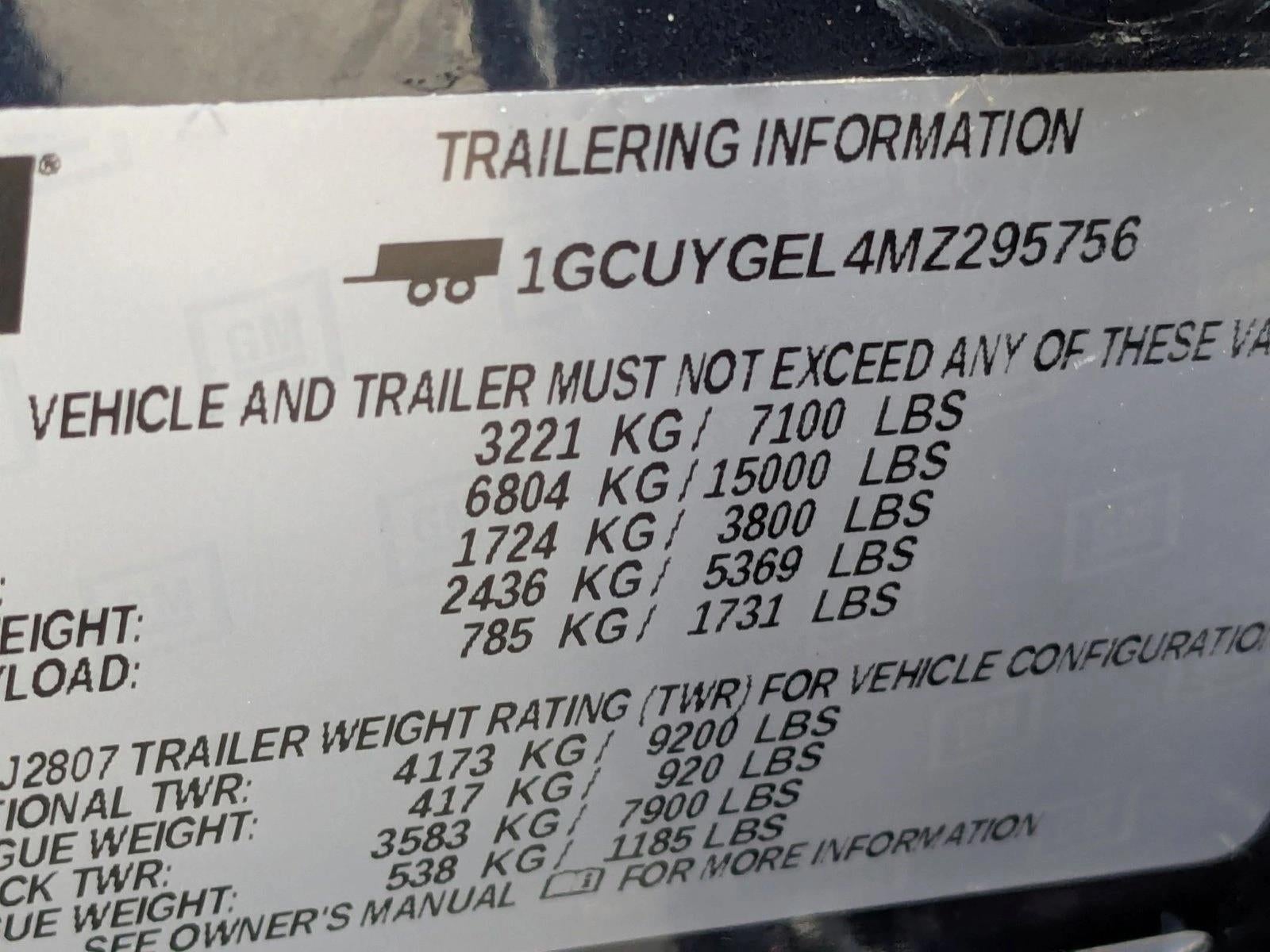 2021 Chevrolet Silverado 1500 Crew Cab Short Box 4-Wheel Drive LTZ