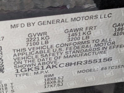 2017 GMC Yukon 2WD 4dr SLE