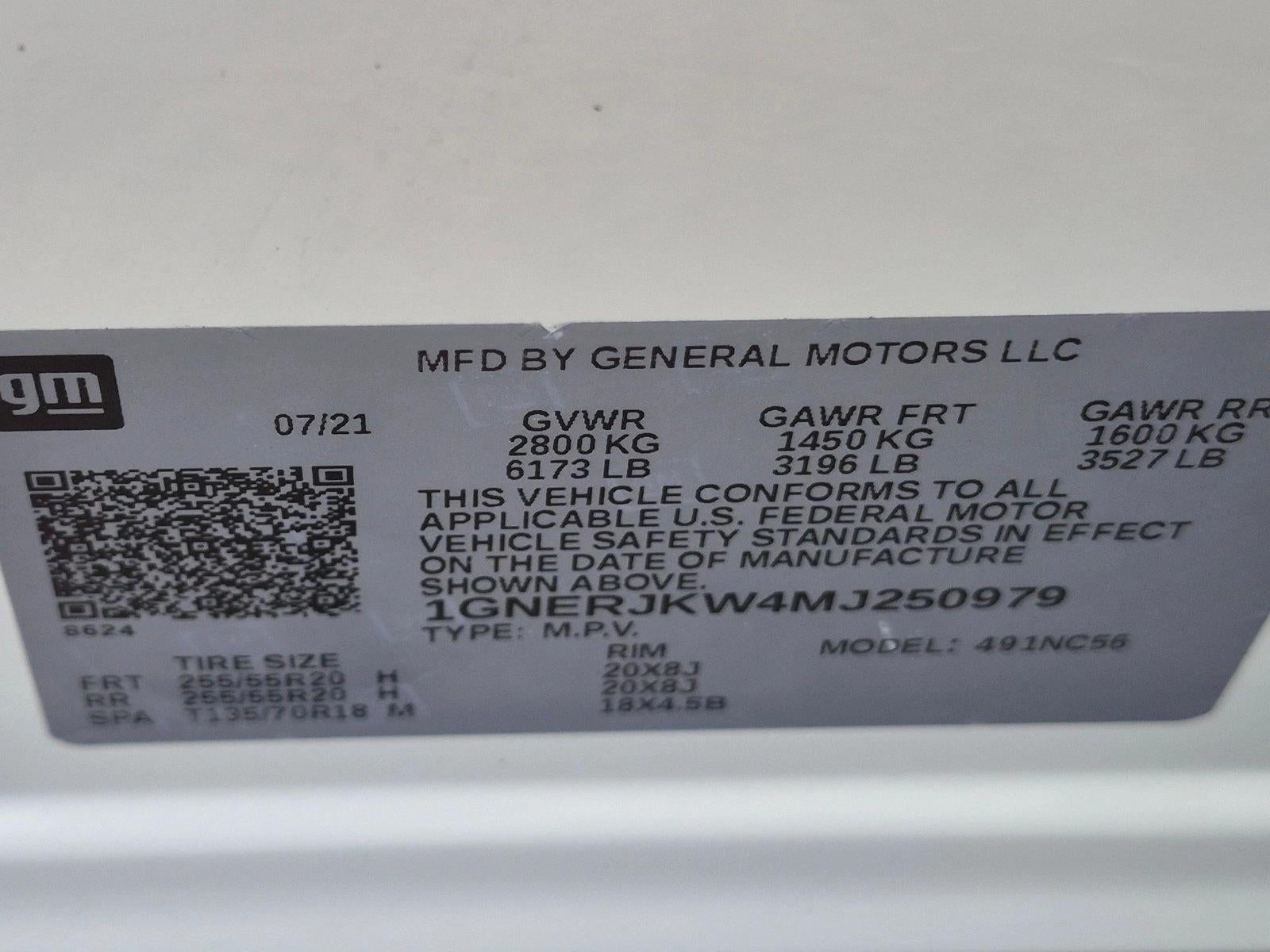 2021 Chevrolet Traverse FWD 2LT