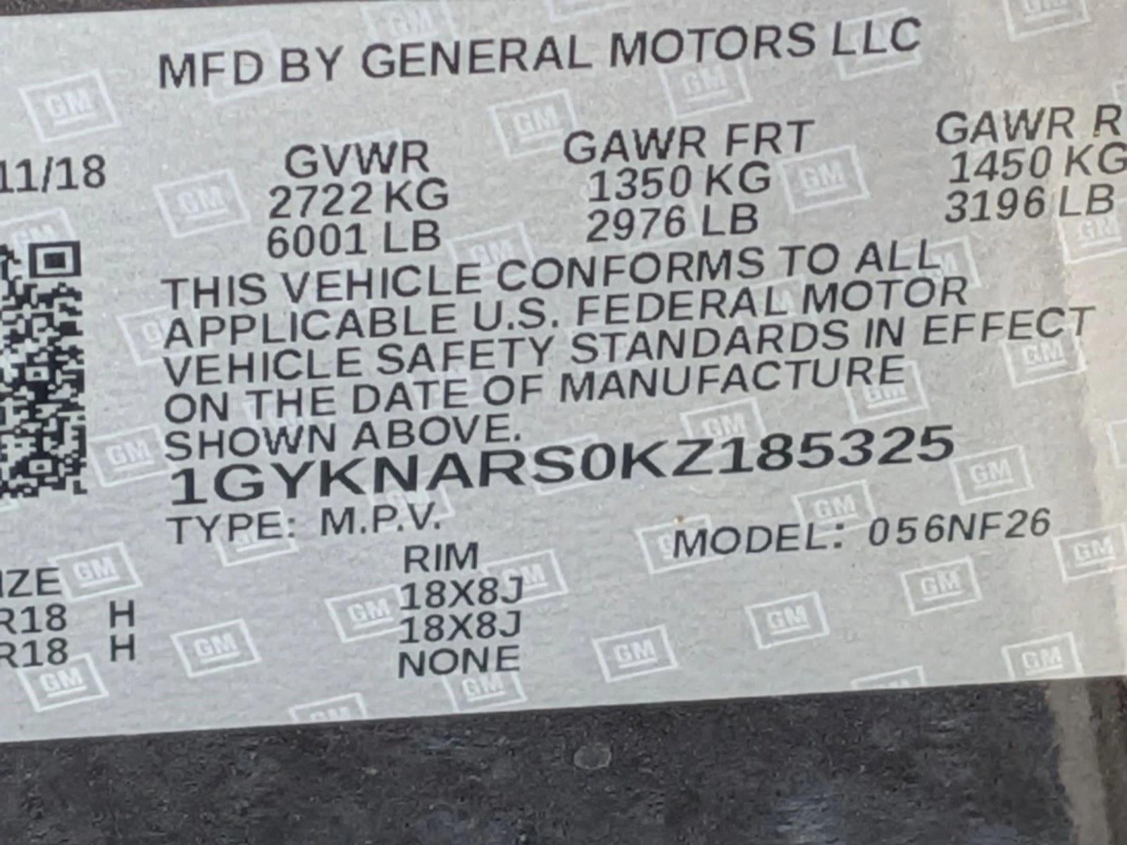 2019 Cadillac XT5 FWD 4dr