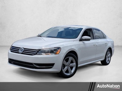 2013 Volkswagen Passat 4dr Sdn 2.5L Auto SE w/Sunroof PZEV
