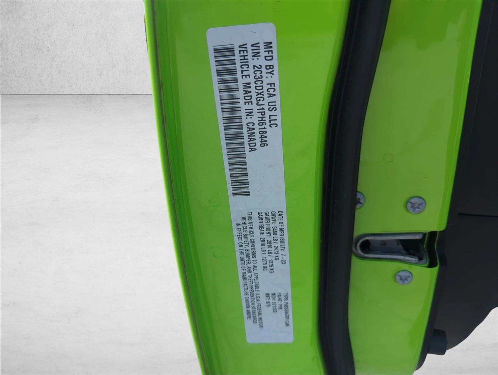 2023 Dodge Charger Scat Pack Widebody RWD