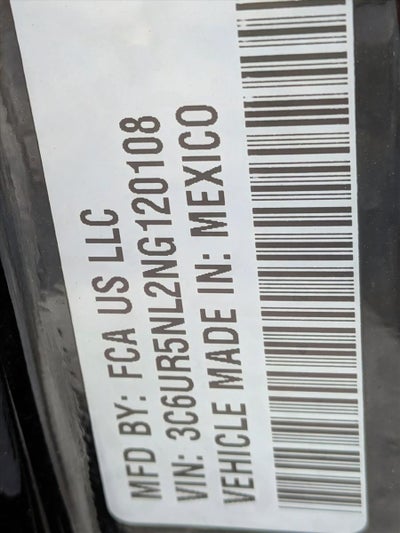 2022 RAM 2500 Laramie 4x4 Mega Cab 6'4" Box