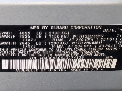 2018 Subaru Outback 2.5i