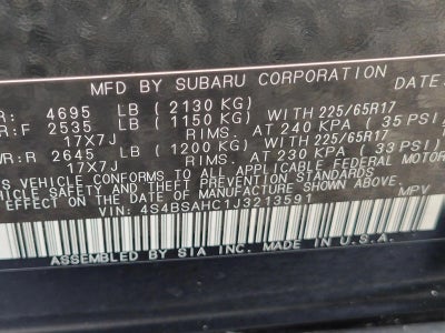 2018 Subaru Outback 2.5i Premium