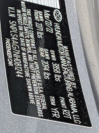 2022 Hyundai ELANTRA SEL IVT