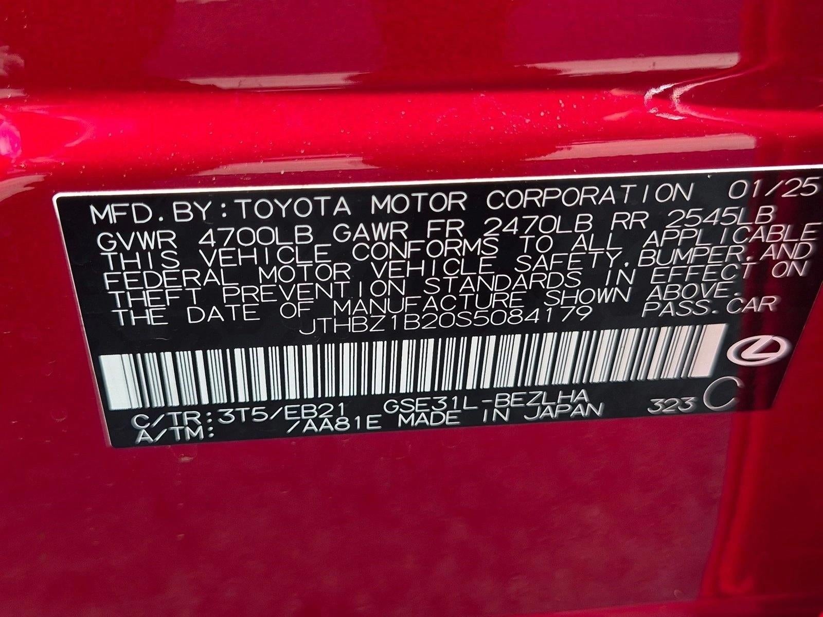 2025 Lexus IS 350 F SPORT Design RWD