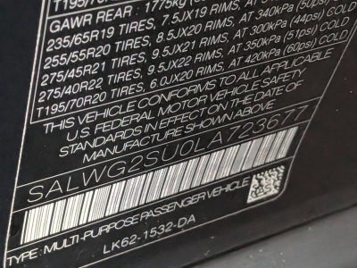 2020 Land Rover Range Rover Sport Turbo i6 MHEV SE