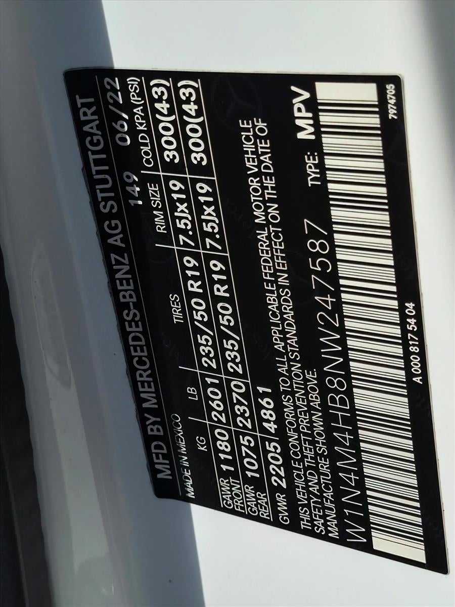 2022 Mercedes-Benz GLB GLB 250 4MATIC® SUV