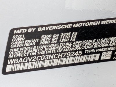 2022 BMW 840i Gran Coupe