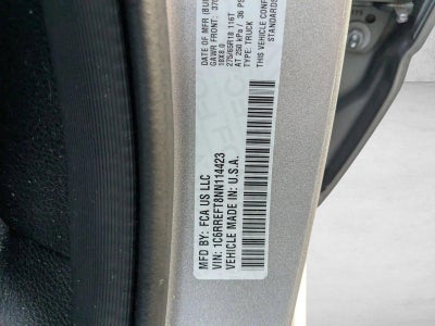 2022 RAM 1500 Big Horn 4x2 Crew Cab 5'7" Box