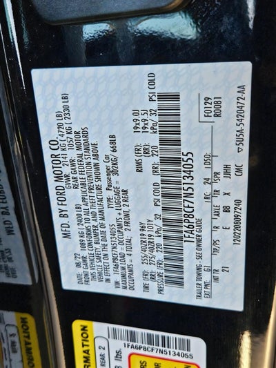 2022 Ford Mustang GT Fastback