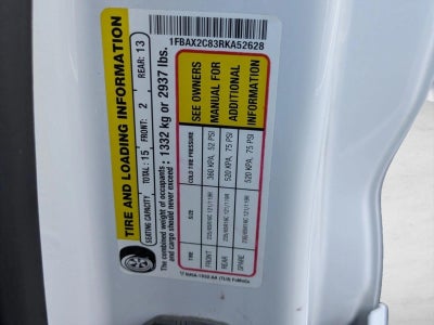 2024 Ford Transit Passenger Wagon T-350 148" Med Roof XLT RWD