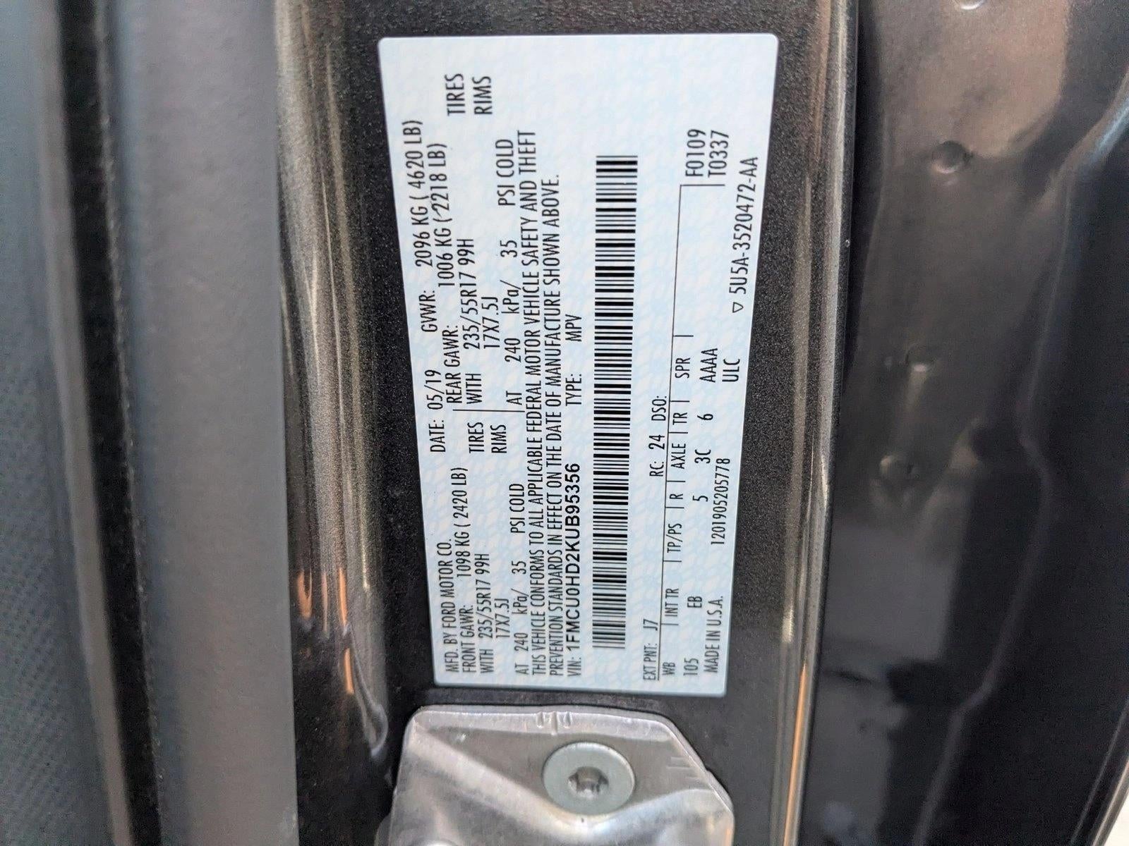 2019 Ford Escape SEL FWD