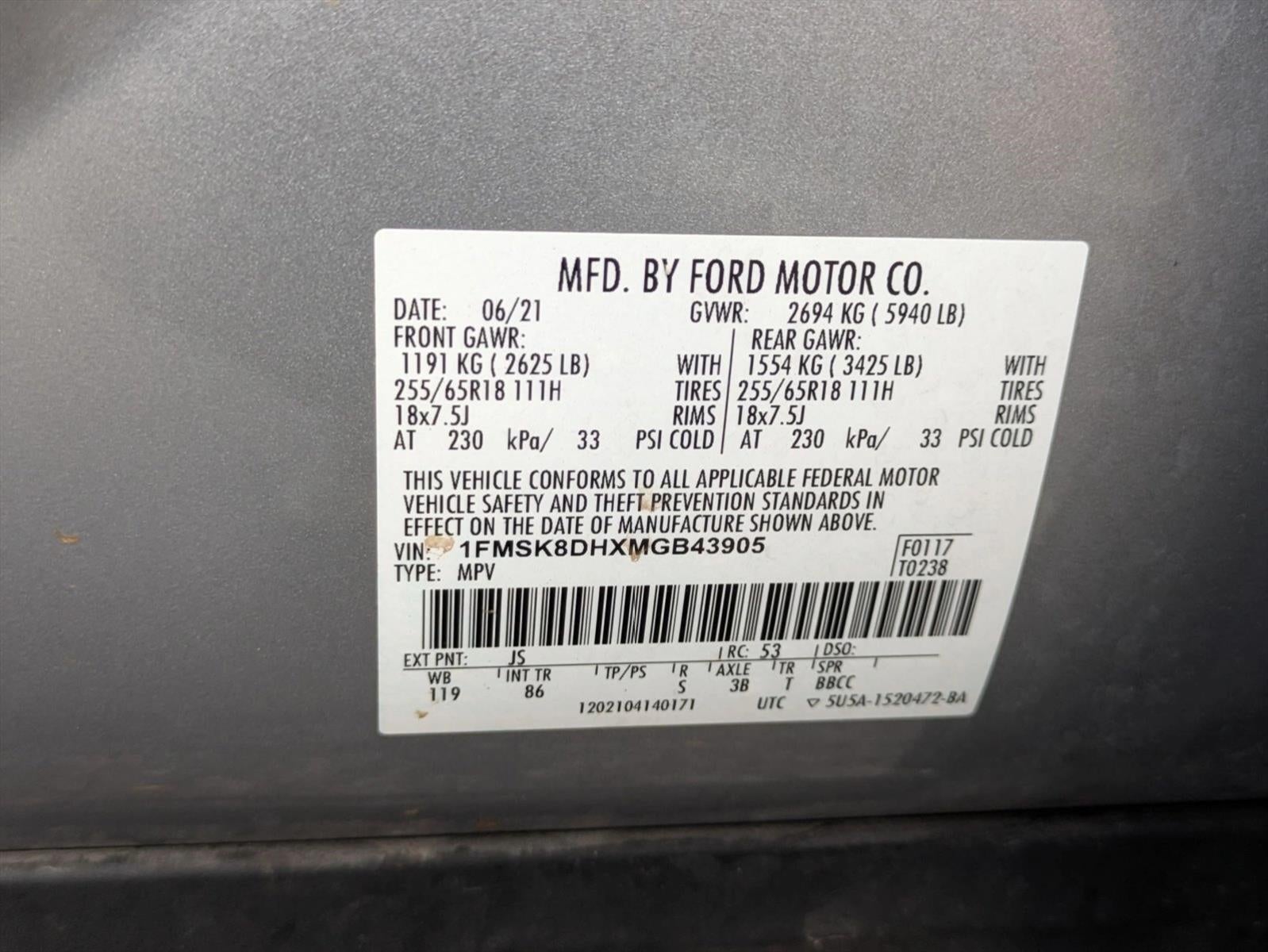 2021 Ford Explorer XLT 4WD