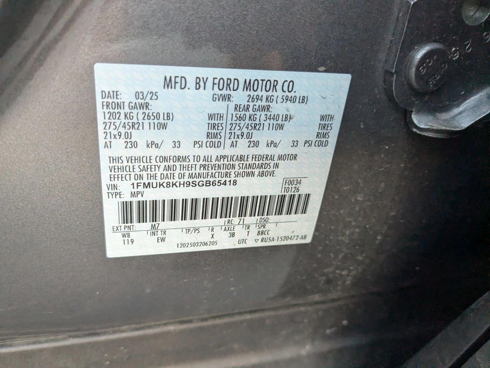 2025 Ford Explorer ST-Line 4WD