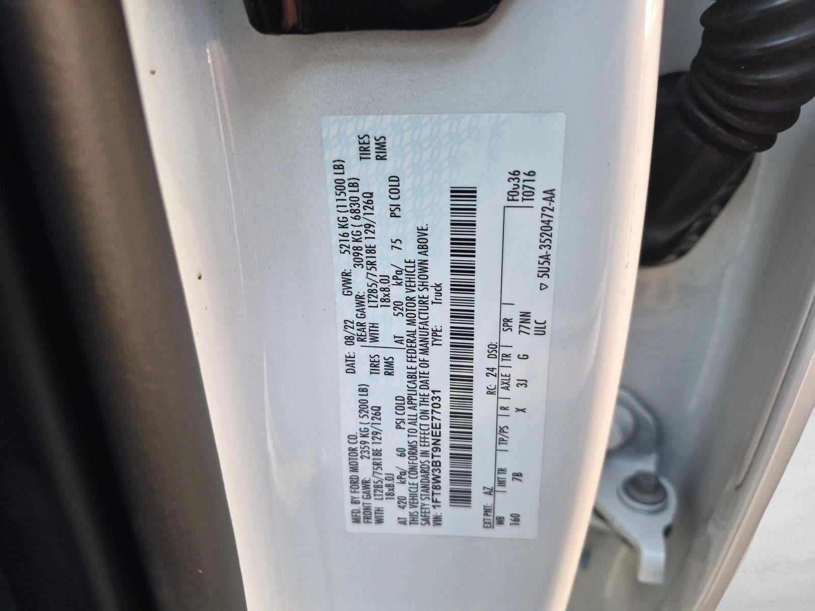 2022 Ford Super Duty F-350 SRW Platinum 4WD Crew Cab 6.75' Box