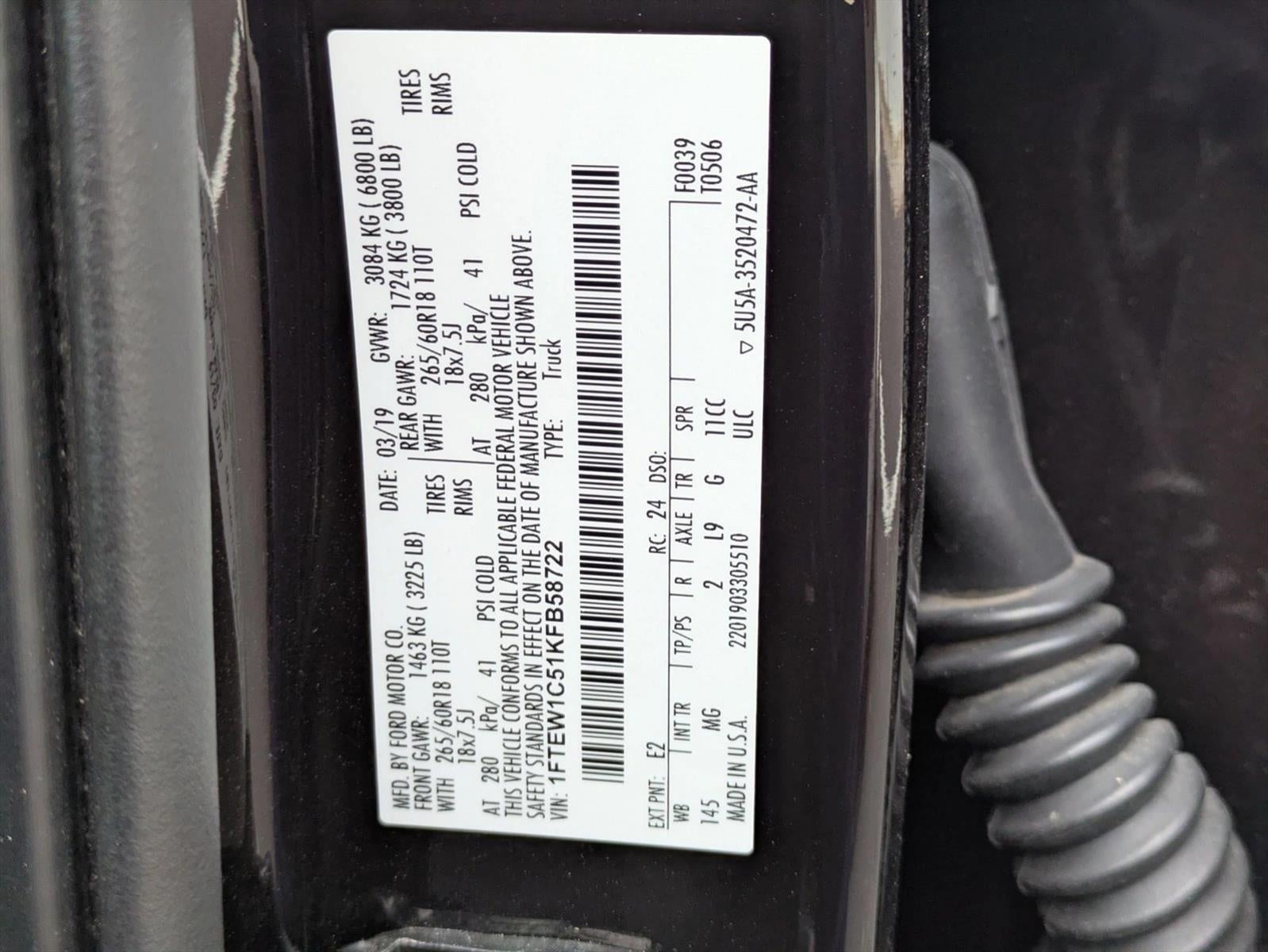 2019 Ford F-150 XLT 2WD SuperCrew 5.5' Box