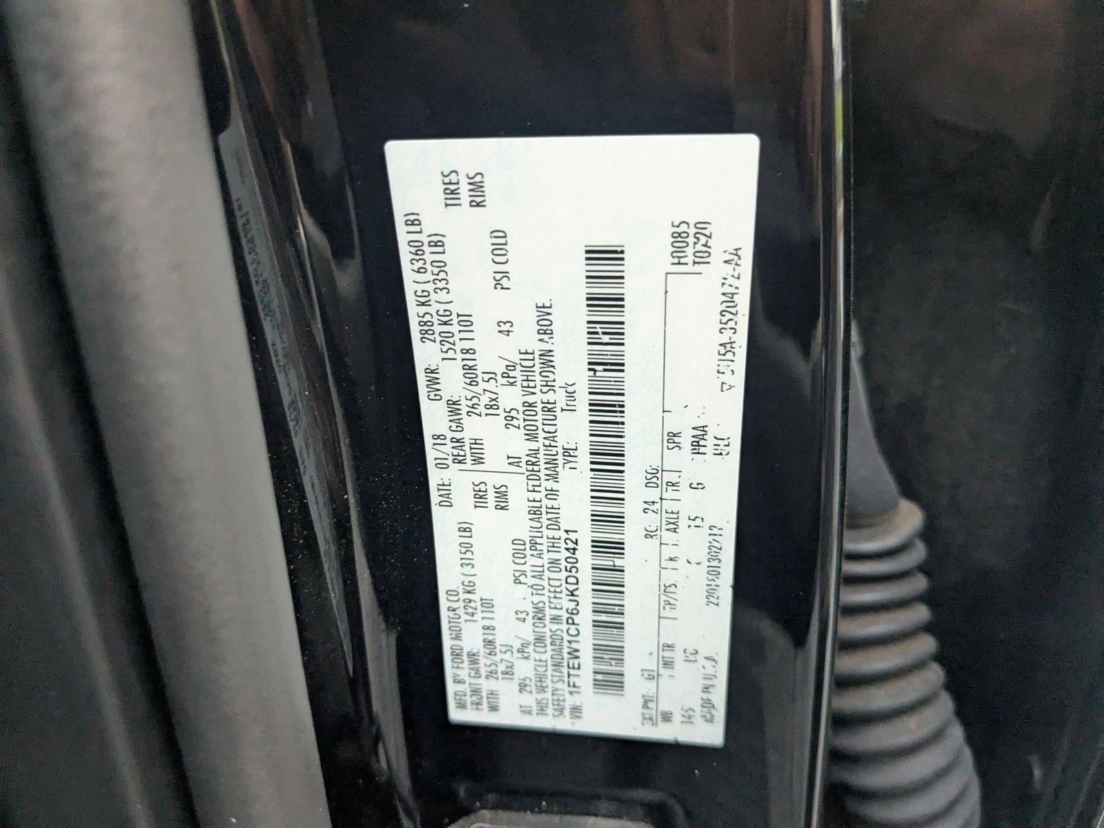 2018 Ford F-150 XLT 2WD SuperCrew 5.5' Box