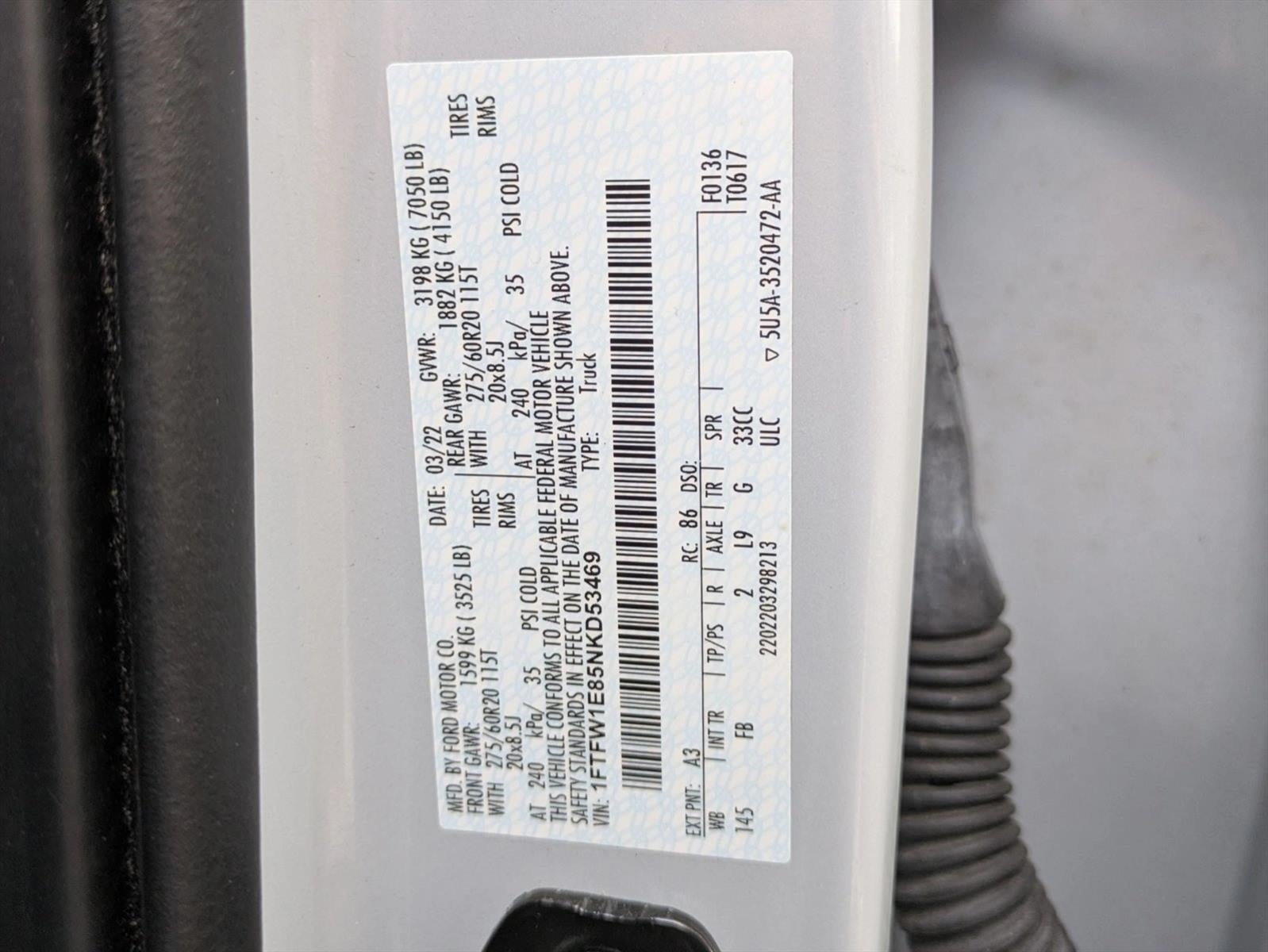 2022 Ford F-150 XLT 4WD SuperCrew 5.5' Box