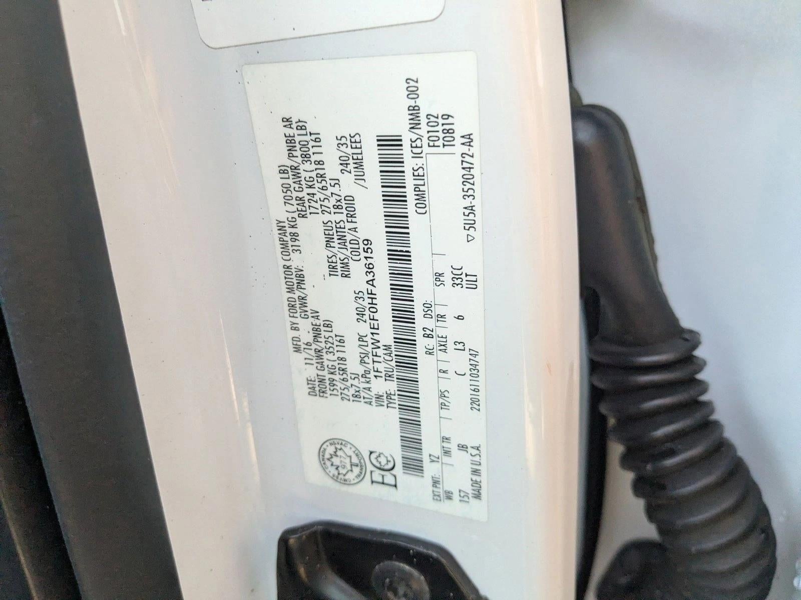 2017 Ford F-150 XLT 4WD SuperCrew 5.5' Box