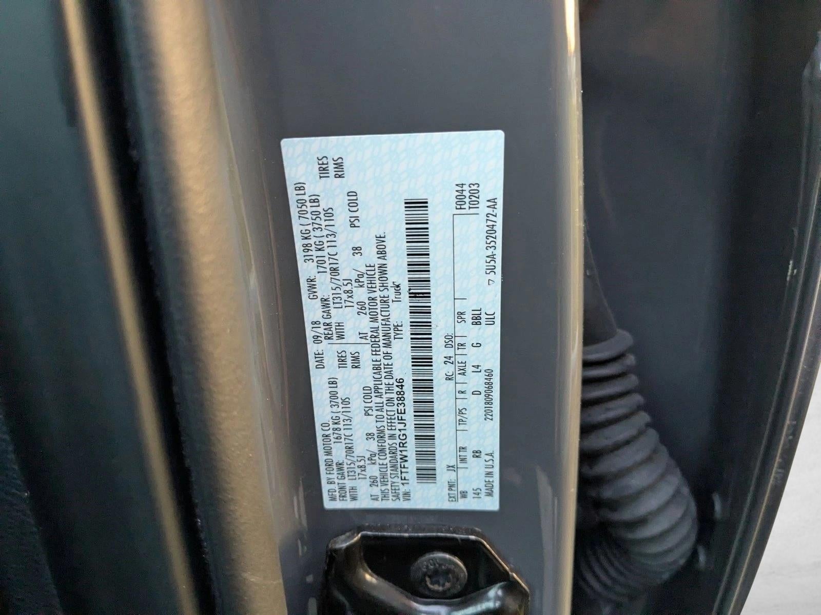 2018 Ford F-150 Raptor 4WD SuperCrew 5.5' Box