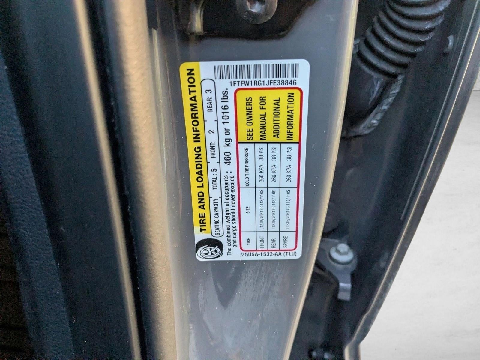 2018 Ford F-150 Raptor 4WD SuperCrew 5.5' Box