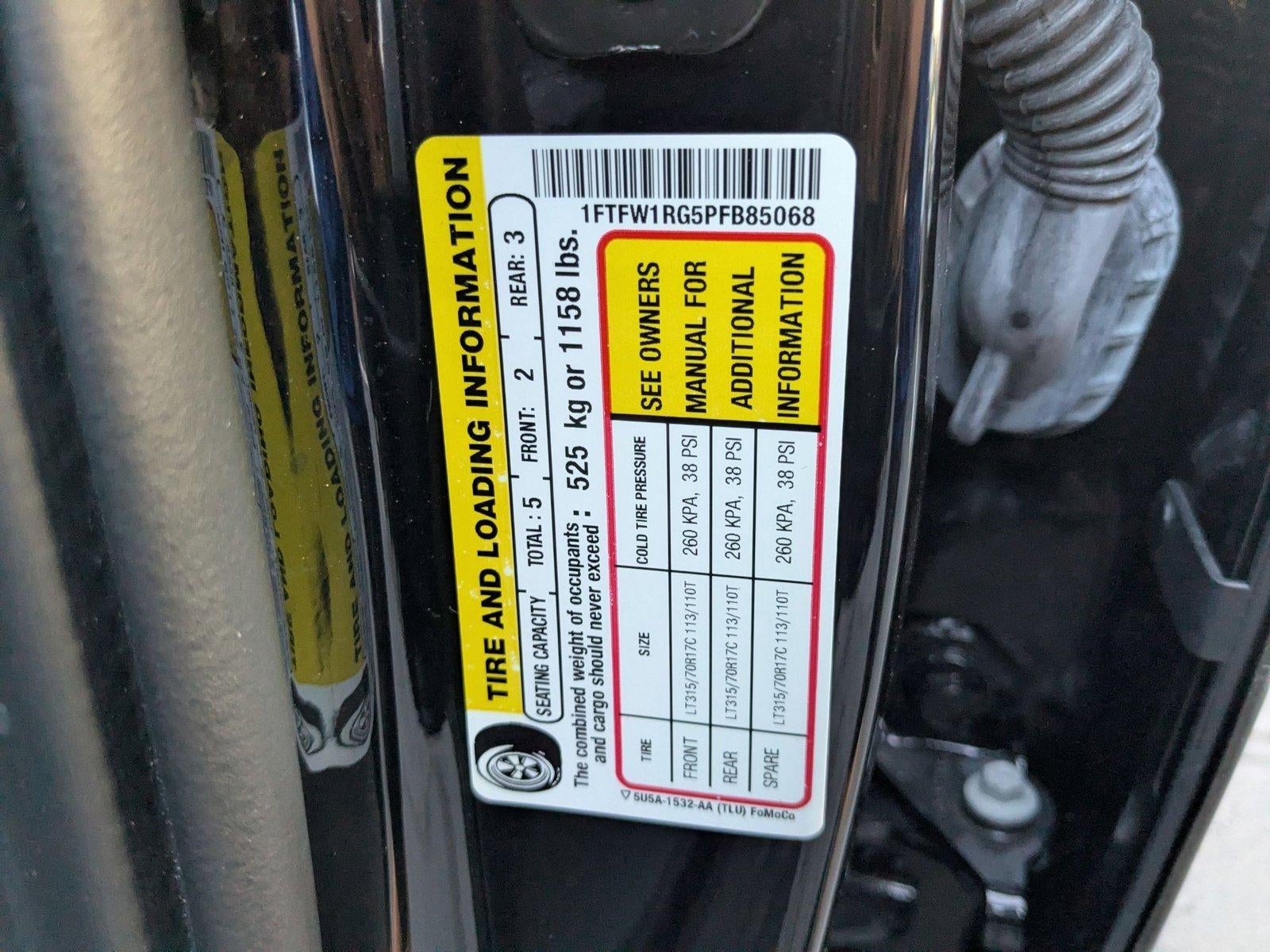 2023 Ford F-150 Raptor 4WD SuperCrew 5.5' Box