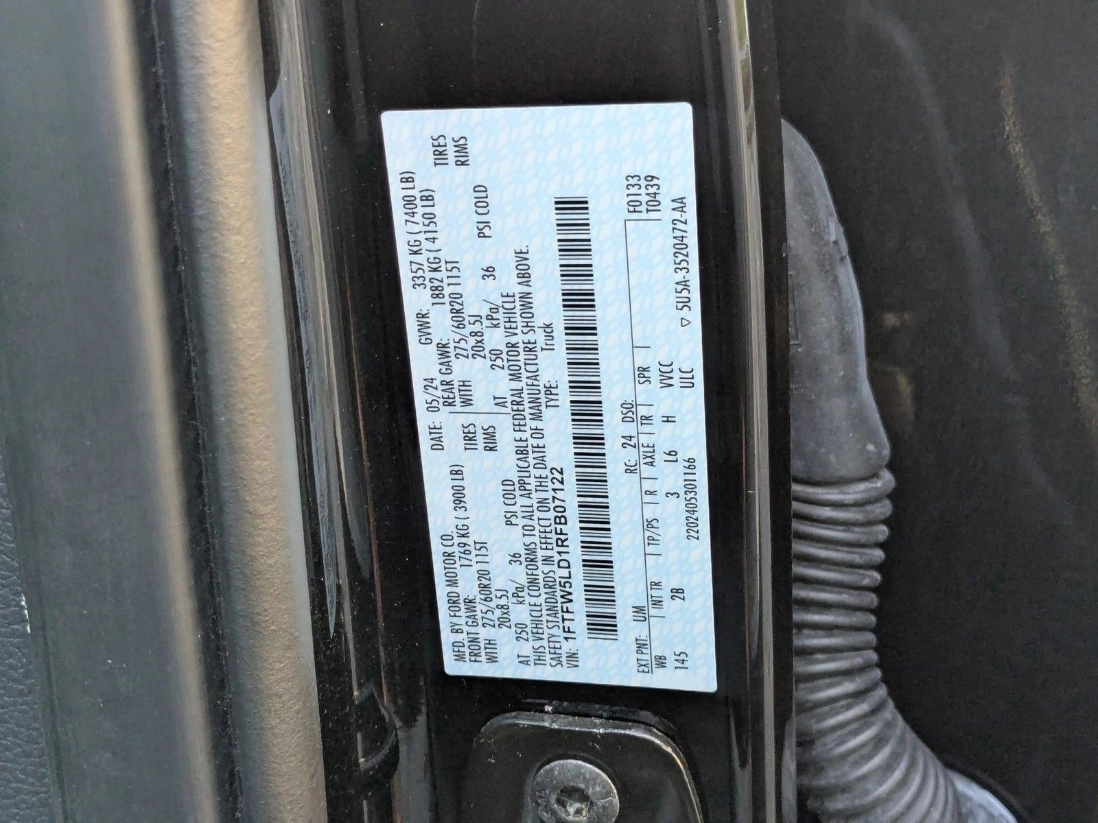 2024 Ford F-150 LARIAT 4WD SuperCrew 5.5' Box