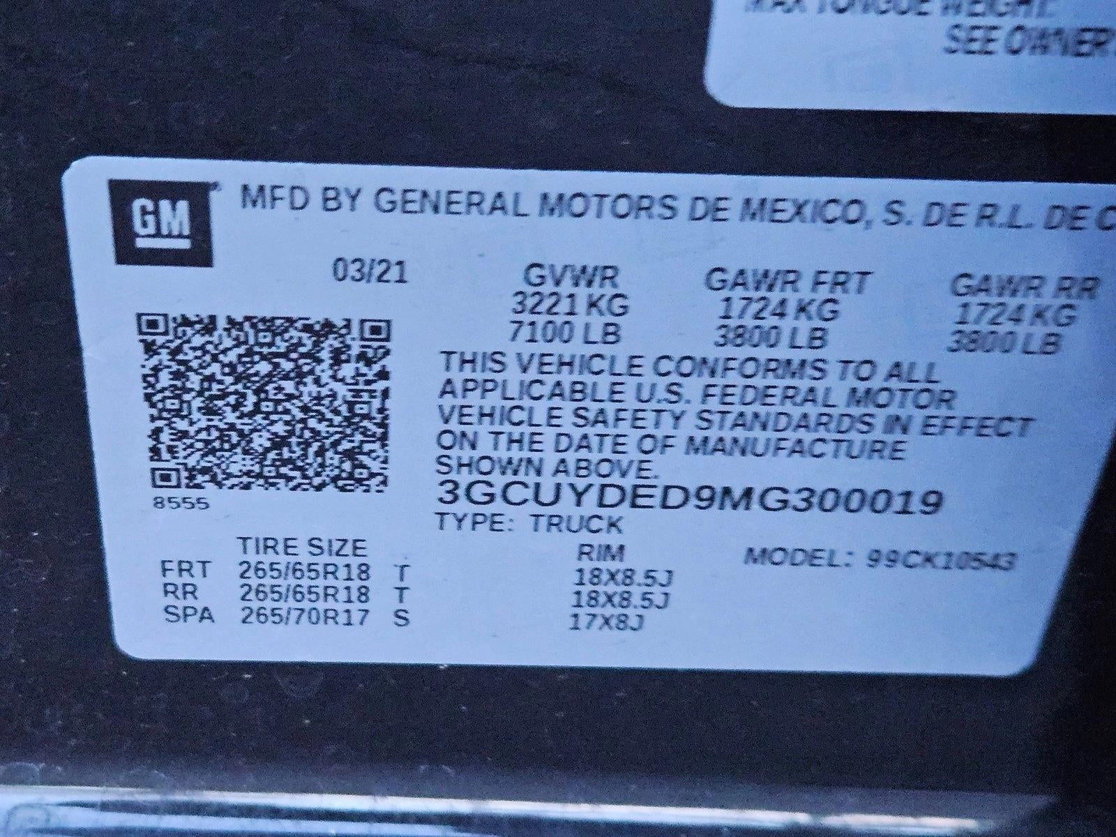 2021 Chevrolet Silverado 1500 Crew Cab Short Box 4-Wheel Drive LT