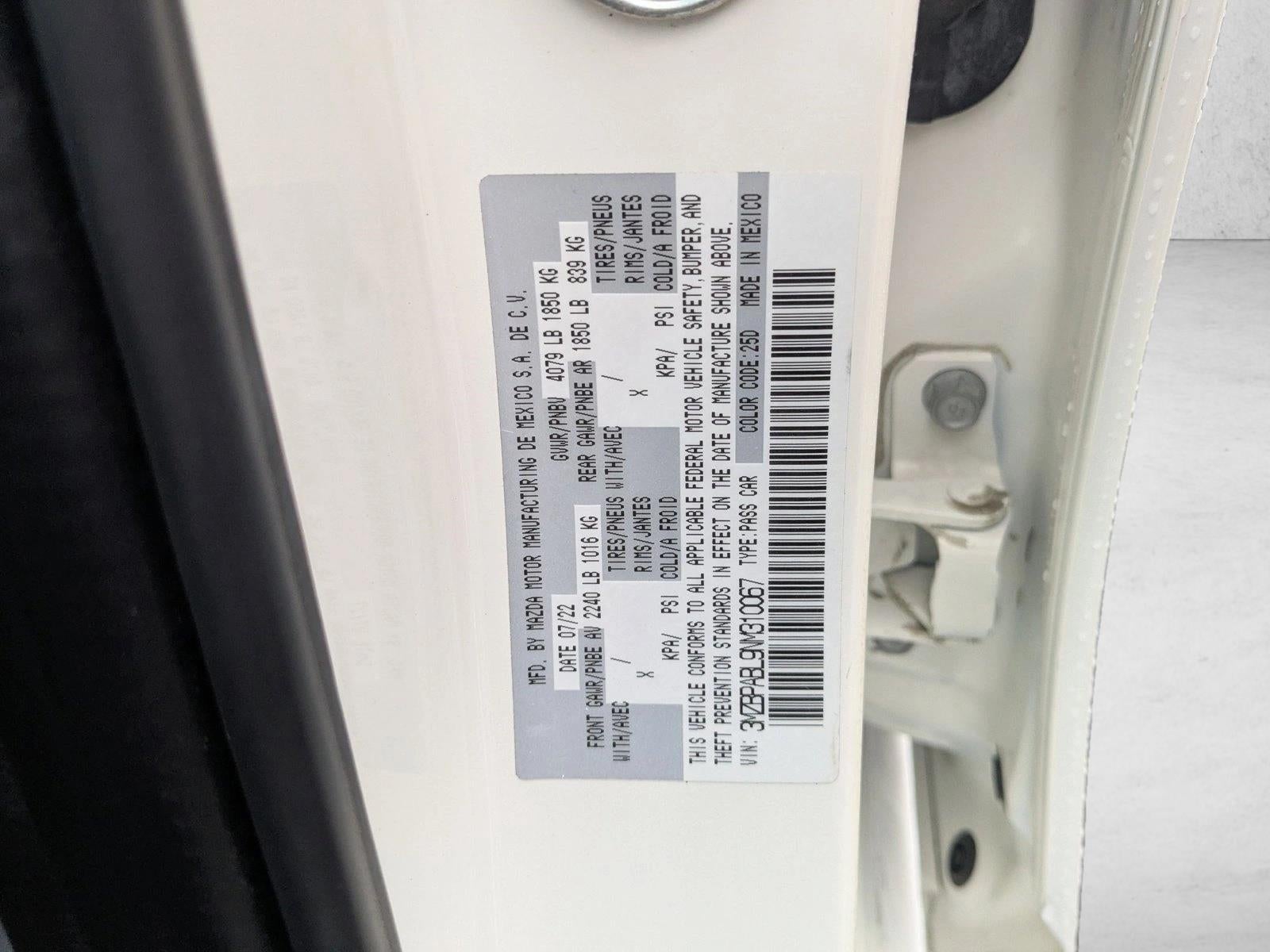 2022 Mazda Mazda3 Sedan Select FWD