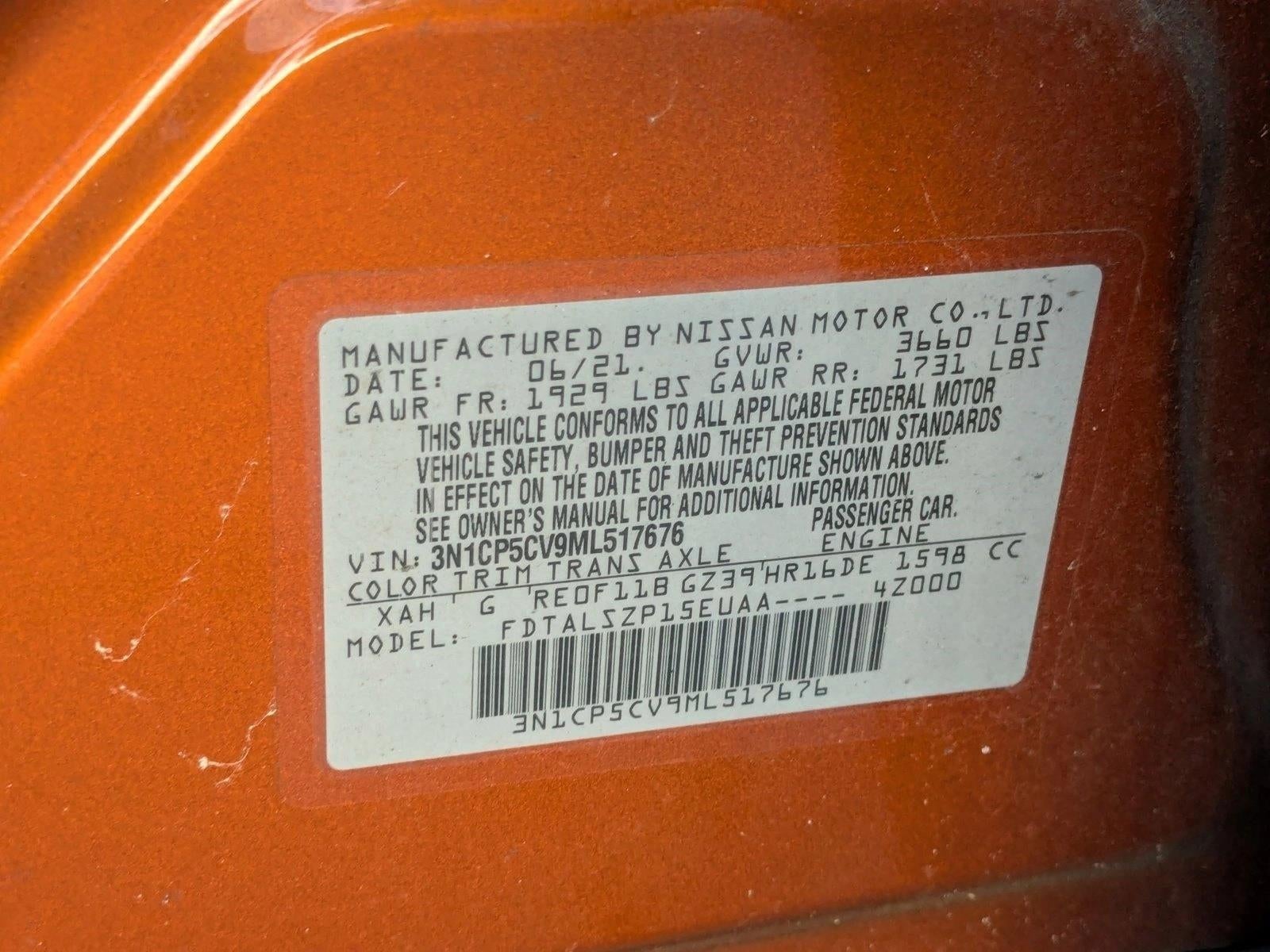 2021 Nissan Kicks SV FWD